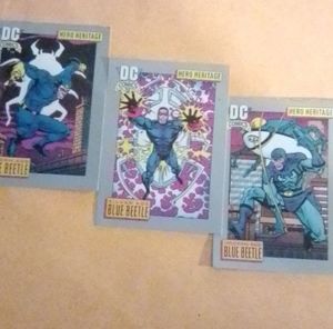 Blue Beetle 1991 Cards #1,2,3